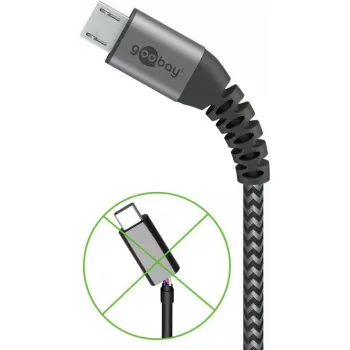 Wentronic 49273 Mobile Phone Cable Grey
