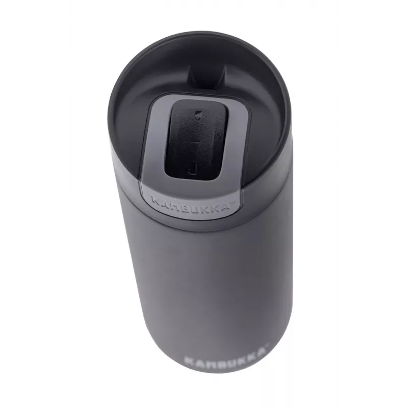 Vacuum flask Kambukka Olympus 500 ml — 18/10 stainless steel, vacuum insulated, black, non-slip base
