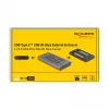 SSD enclosure DeLOCK 42027 Grey M.2 10 Gbit/s USB Type-C