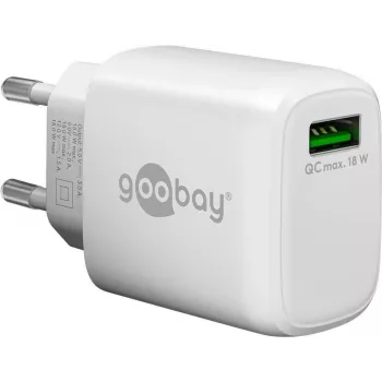 Goobay USB-Fast Charger QC 3.0 (18 W) White (61672)