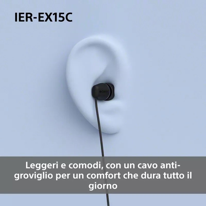 Sony IER-EX15C Headset Wired In-ear Calls/Music USB Type-C Pink