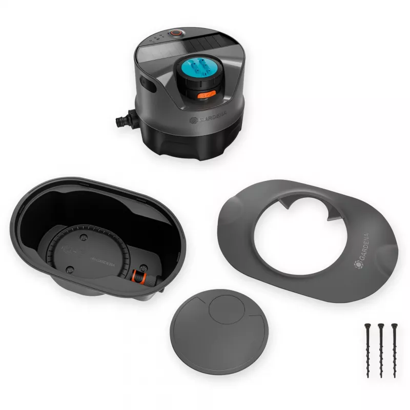 Gardena AquaPrecise Circular water sprinkler Black Green 1 pc