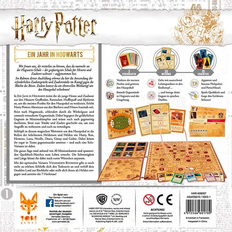 Harry Potter: Ein Jahr in Hogwarts, Board Game