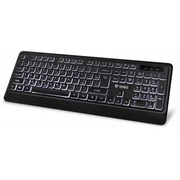 Keyboard Backlit quiet USB with low-profile keys