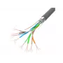 Networking cable LANBERG LCF5-11CC-0305-S Cat5e F/UTP, 24 AWG CCA, 305 m, grey