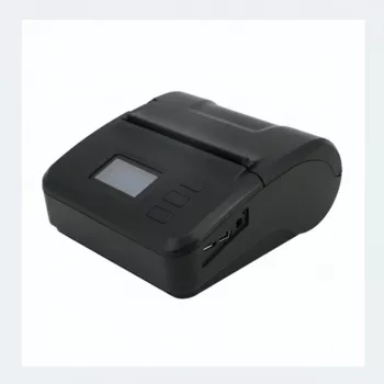 Thermal Mobile Receipt Printer ALLNET ALL-PM01 — USB, RS232, Bluetooth, 80 mm, Black