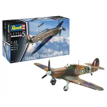 Plastic model plane REVELL Hawker Hurricane MK IIB 1/32 scale plastic model kit