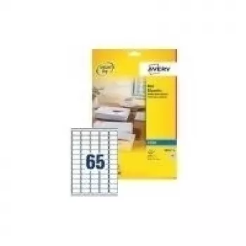 Printer label Avery J8651-25 White