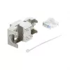 Keystone module RJ45 Cat.6A tool-free, DELOCK 90990, blue