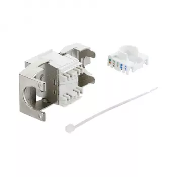 Keystone module RJ45 Cat.6A tool-free, DELOCK 90990, blue