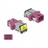Optical Fiber Coupler DeLOCK 86891 SC Simplex Female to SC Simplex Female Multi-mode Violet