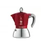 Moka pot Bialetti Moka induction 0.1 L Red Silver