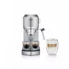 Espresso machine SEVERIN Newspresa KA 5997 — semi-automatic, 1 L water tank, 1350 W, ground coffee input, black/brushed steel/chrome