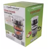 Esperanza Steam Volcano EKG009 Food Steamer, 3 Baskets, 400 W