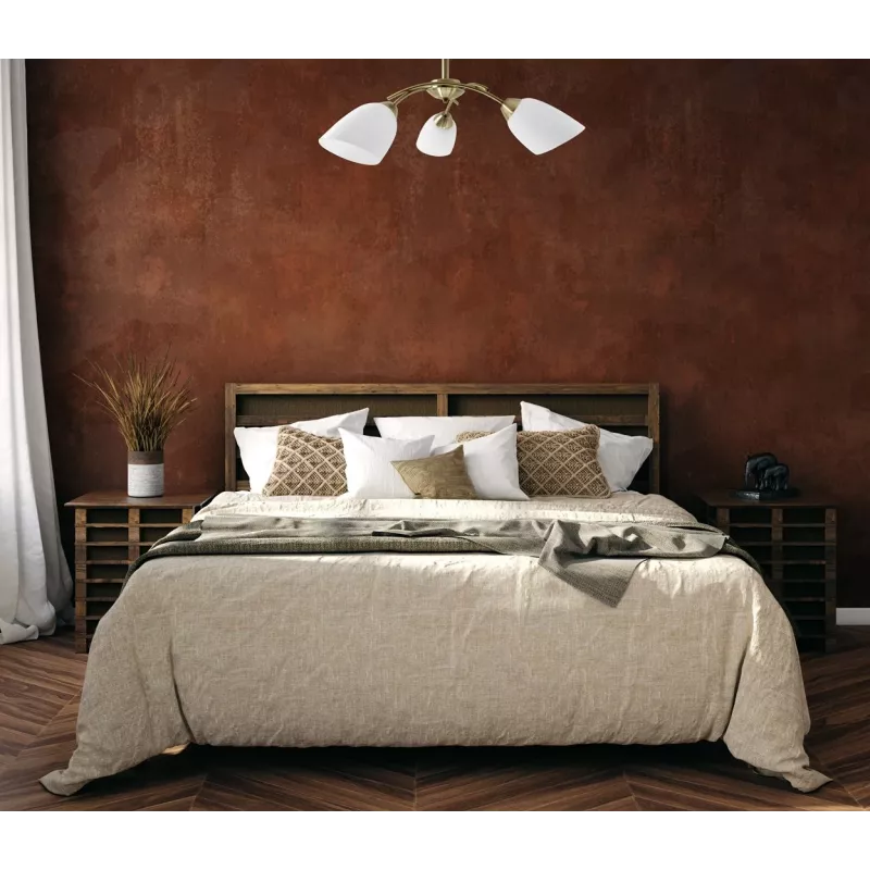 Activejet Classic ceiling chandelier pendant lamp NIKITA Patina triple 3xE27 for living room