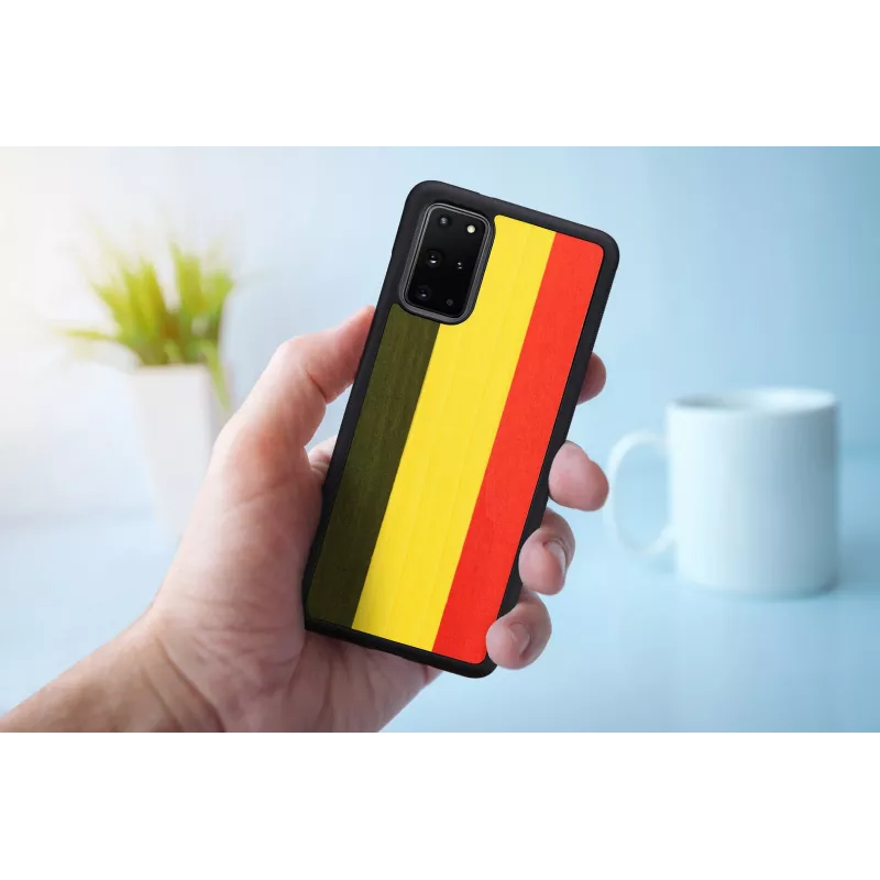 Protective phone case Man and Wood Galaxy S20+ reggae black