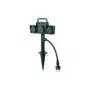 Power Extension Cable Bachmann 394.175 2m 3 AC Outlets Outdoor Green