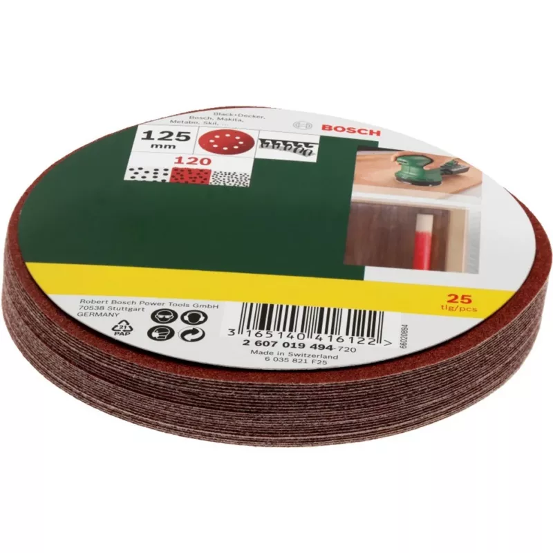 Sanding accessory set Bosch 2 607 019 494 — pack of 25 sanding sheets/accessories