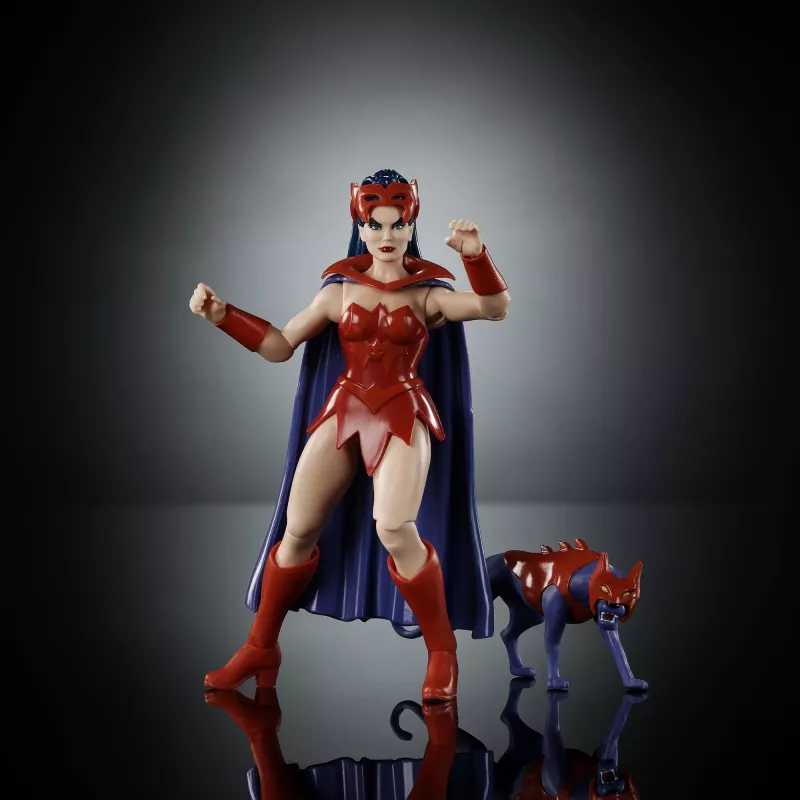 Action figure MATTEL MotU Origins Catra 5.5 inch - collectible articulated figure
