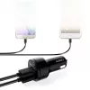CC-T8 ultra-fast car charger 2xUSB 3.0 6A 36W + micro USB cable 1m