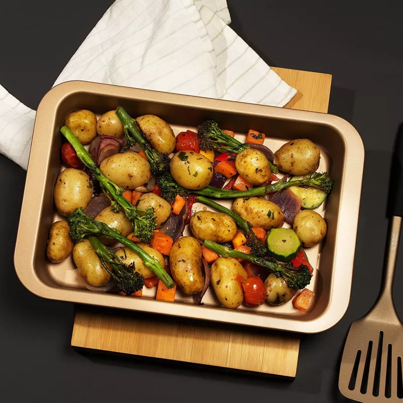 Roaster Russell Hobbs RH01689GEU7 36 cm gold - oven roasting pan