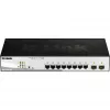 D-Link DGS-1210-10P Managed L2 Gigabit Ethernet (10/100/1000) Power over Ethernet (PoE) 1U Black
