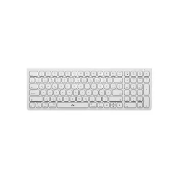 Alogic Echelon Compact USB-C BT Keyboard German+ Mouse White - Keyboard - USB Type C - Keyboard - USB Type C
