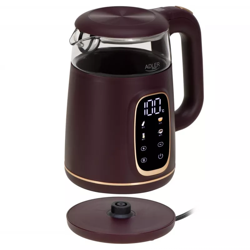 ADLER AD 1305 burgundy electric kettle
