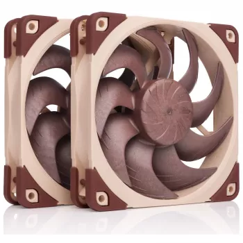Computer case fan Noctua NF-A12X25 G2 PWM SX2-PP 120 mm, 12 V, 1800 RPM, 107.3 m³/h, SSO bearing, pack of 2, beige