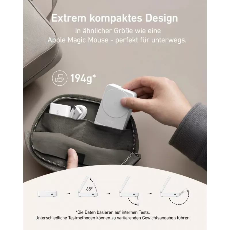 MagGo 3-in-1 15W foldable white EU