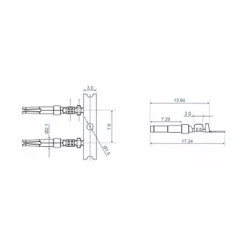 Crimp contacts D-Sub DeLOCK 66727