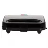 Sandwich maker Adler AD 3076 — 1000 W compact countertop sandwich press, black/silver