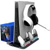 Cooling stand CANYON CS-51 RGB for PS5 Slim Black with dual controller charging