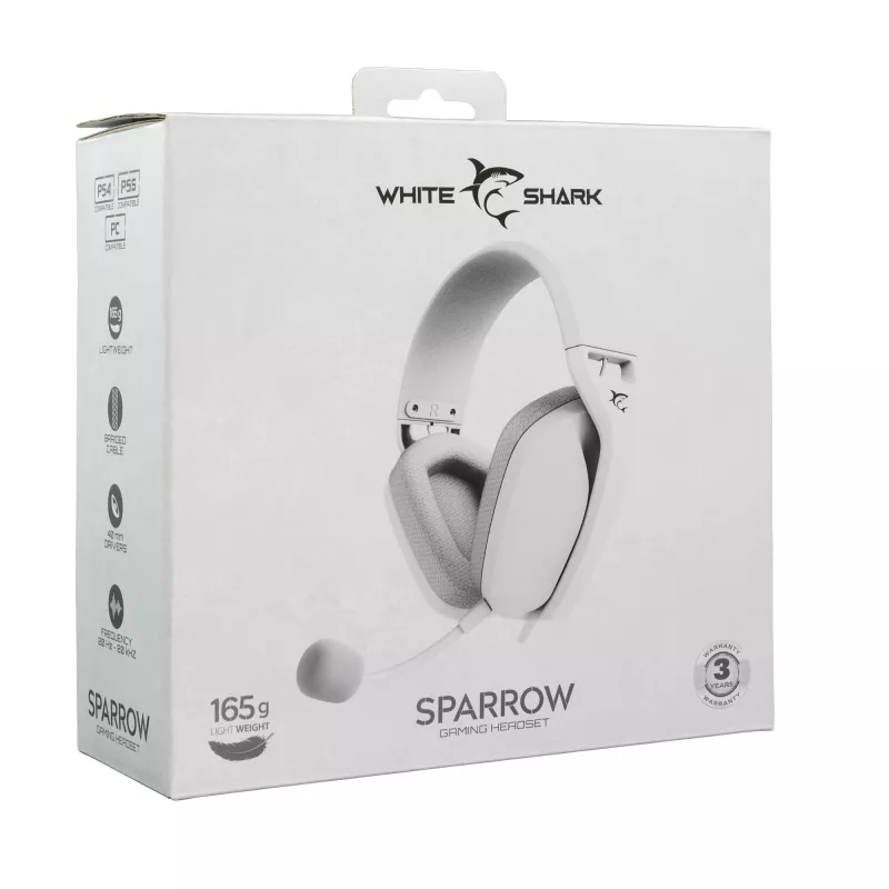 Headphones White Shark GH-2443 Sparrow White