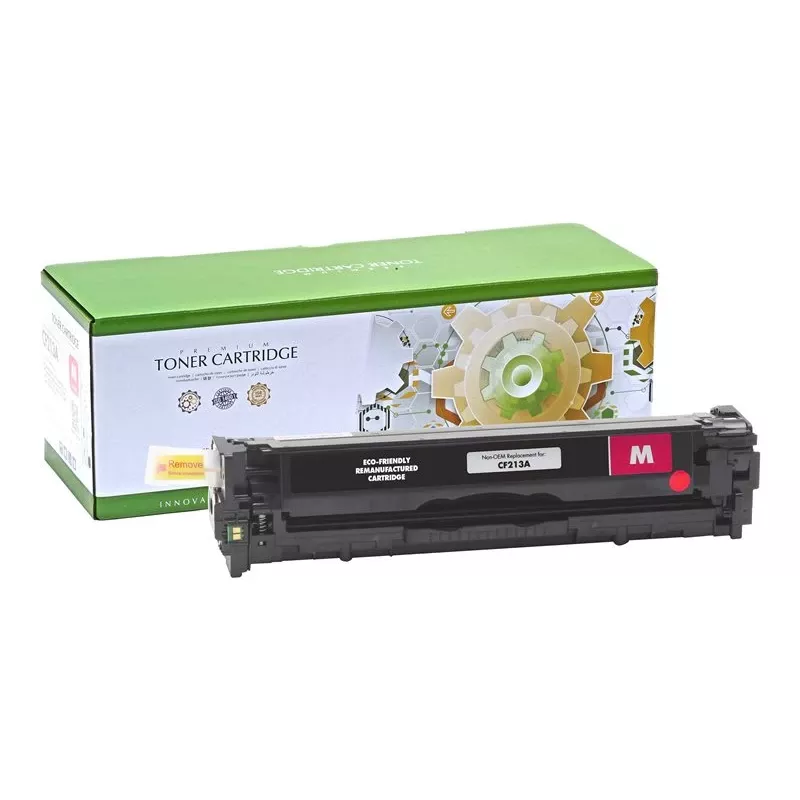STATIC Toner cartridge compatible with HP CE273A/CE343A/CE743A magenta remanufactured 7.500pages