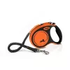 Tape Dog Lead Flexi Xtreme 5 m, Orange/Black, Medium (up to 35 kg)