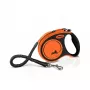 Tape Dog Lead Flexi Xtreme 5 m, Orange/Black, Medium (up to 35 kg)