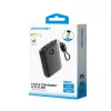Power bank Vention FKAB0-C 10000 mAh, 2× USB-C + 1× USB-A, 22.5 W, Black