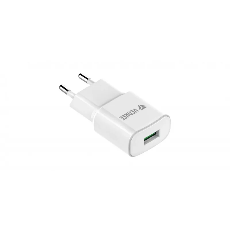 USB wall charger YENKEE YAC 2023WH 18W 3A Quick Charge 3.0