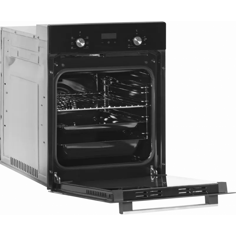 Built-in oven SIMFER 4207DERSP.1 — 47 L, multifunctional, manual pop-up knobs, black, 59.5×45 cm