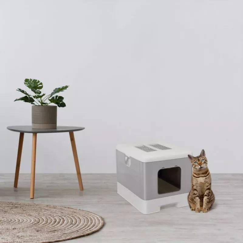 FERPLAST Sahara Lilac - cat litter box - 52 x 39 x 40cm