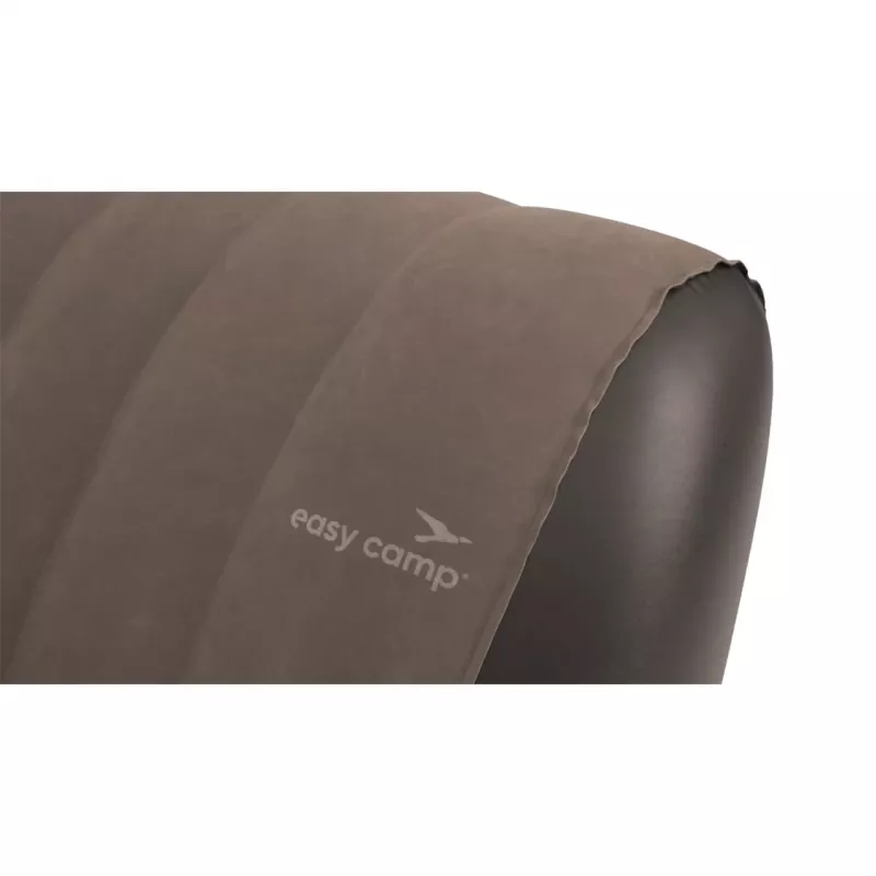 Inflatable camping lounger Easy Camp 420072, brown PVC, 840×1400×700 mm