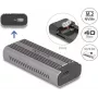 SSD enclosure DeLOCK 42029 USB Type-C 40 Gbps for M.2 NVMe PCIe