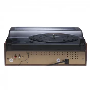 Denver VPR-190MK2 Retro Turntable with Radio and Built-in Speakers