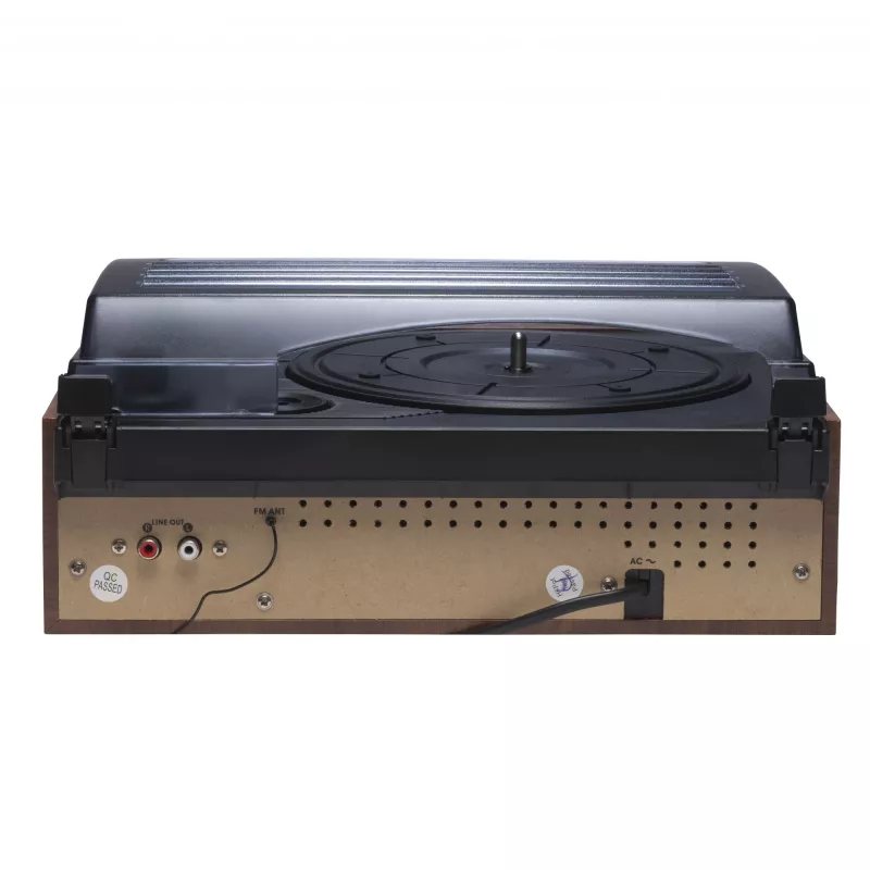 Denver VPR-190MK2 Retro Turntable with Radio and Built-in Speakers