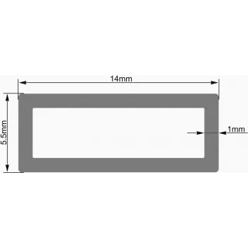 EUROLITE empty-Tube 14x5,5mm clear LED Strip 2m (51202702)