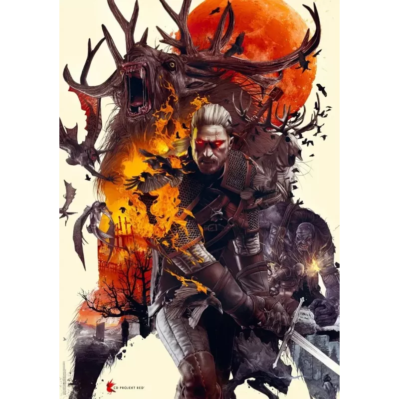 Good Loot Gaming Puzzle: The Witcher Monsters, 1000 pieces