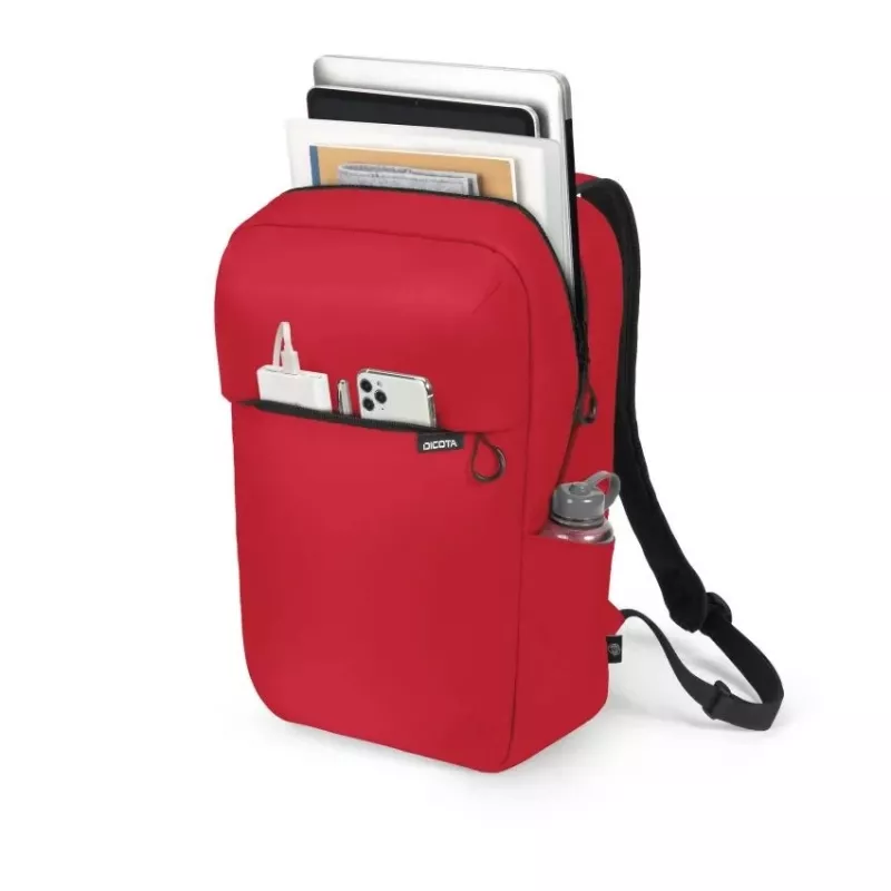 Casual backpack DICOTA D32121-RPET Red Polyester rPET