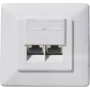 Shielded Cat 6A Surface Connection Box helos 74276-SET 2‑Port