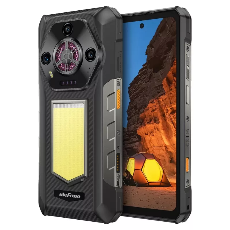Rugged smartphone UleFone Armor 30 4G with Helio, 12GB RAM, 512GB storage, Black, energy class A